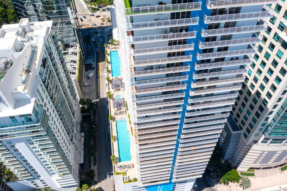 Upscale Brickell 3 Bedroom With Water Views And Free Parking Miami Bagian luar foto